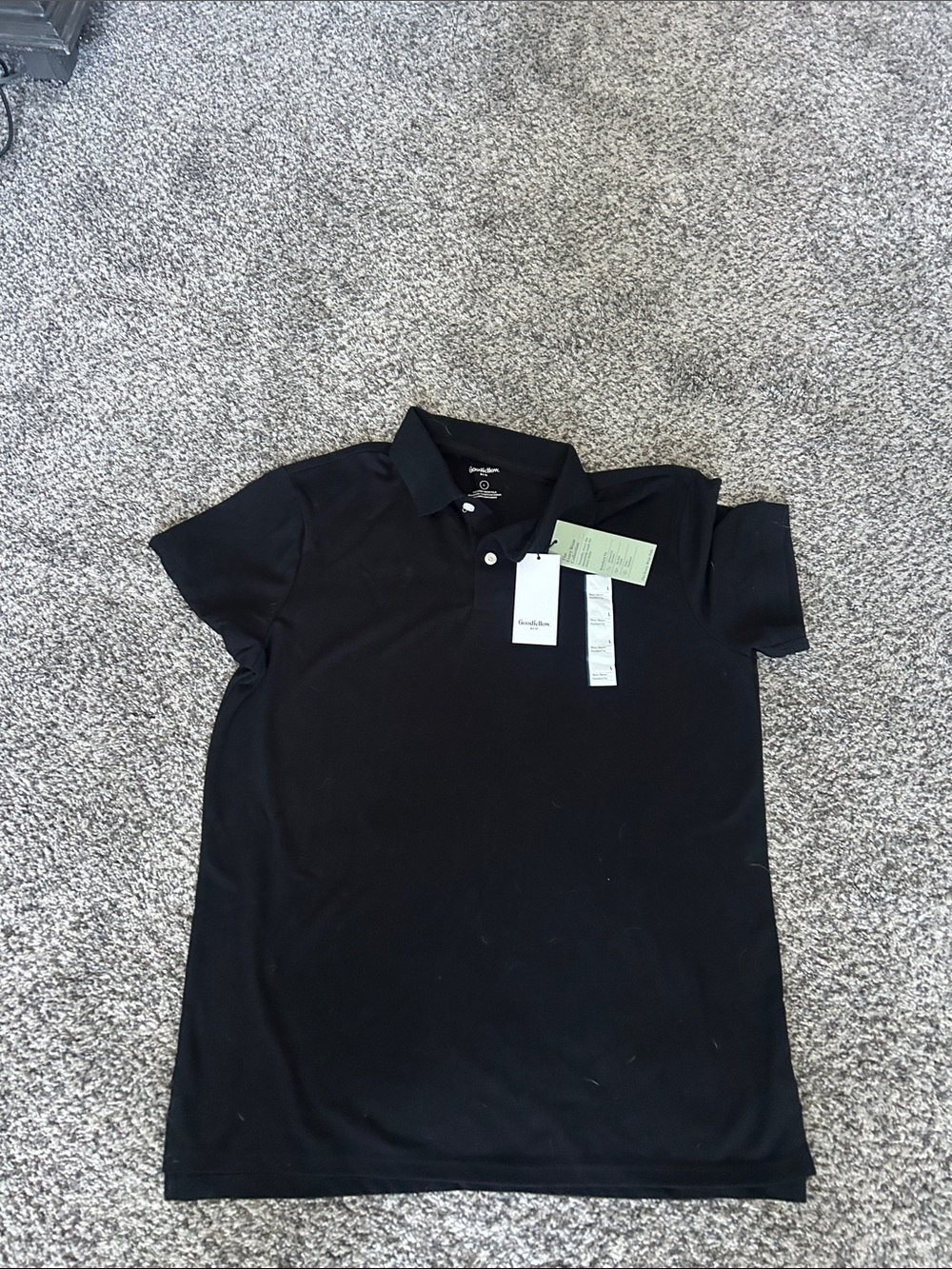 Goodfellow & Co Black Polo Shirt
